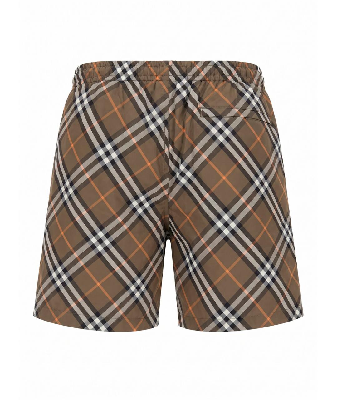 BURBERRY Бежевые синтетические шорты, фото 2