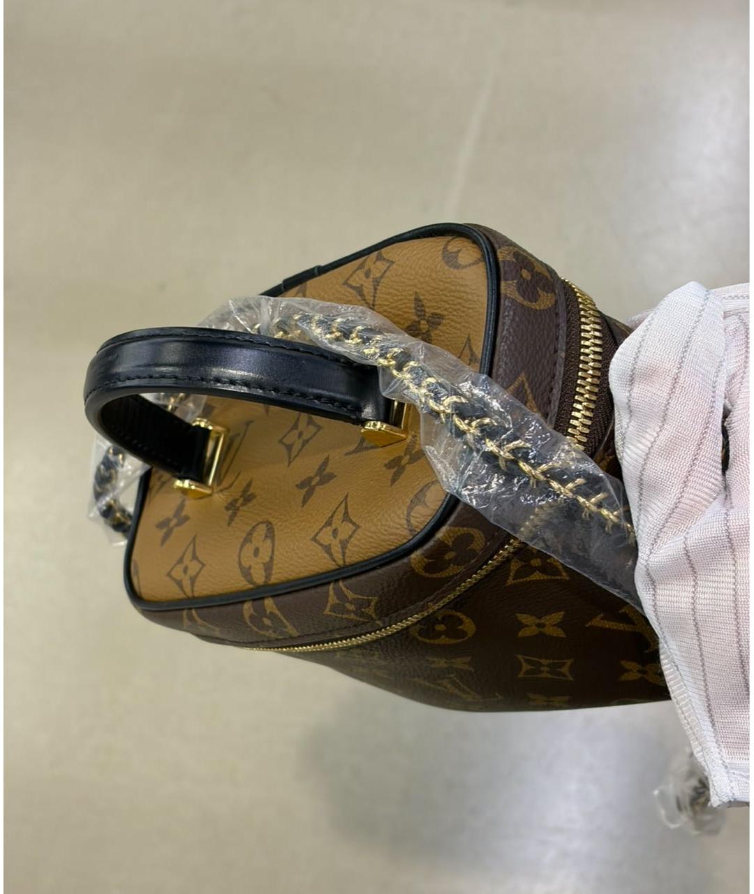 LOUIS VUITTON Коричневая сумка с короткими ручками, фото 3