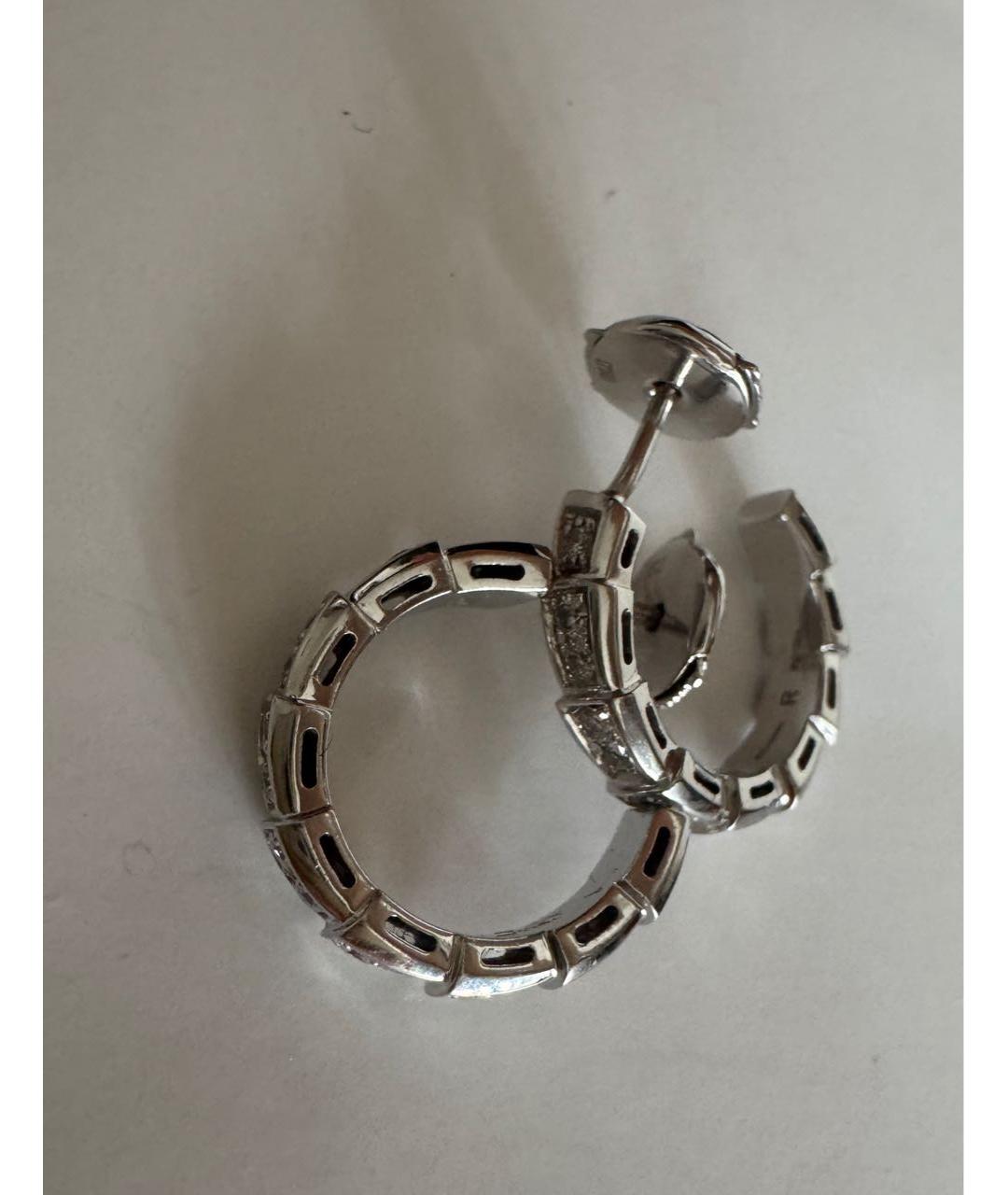 BVLGARI Серьги из белого золота, фото 7