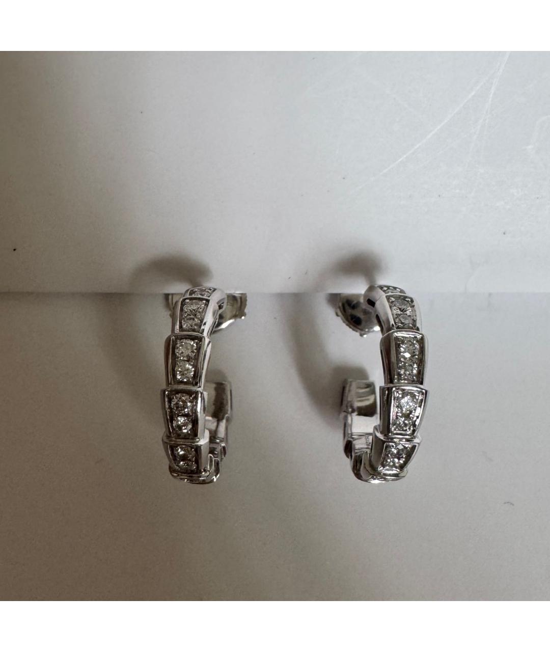 BVLGARI Серьги из белого золота, фото 8