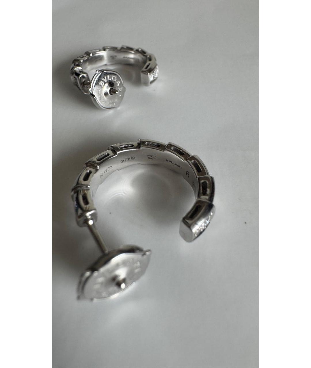 BVLGARI Серьги из белого золота, фото 5