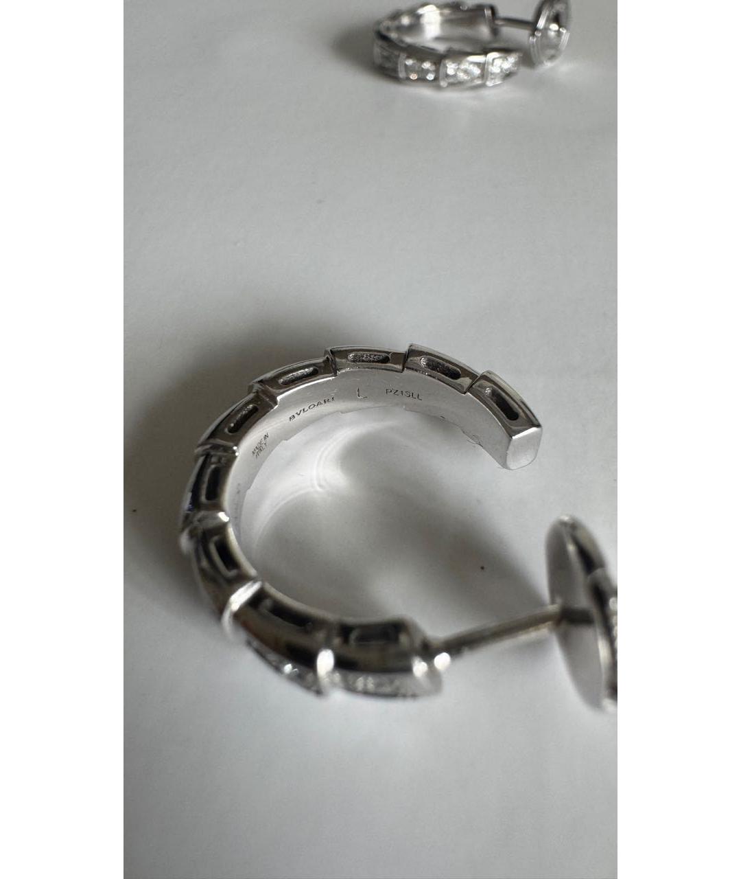 BVLGARI Серьги из белого золота, фото 4