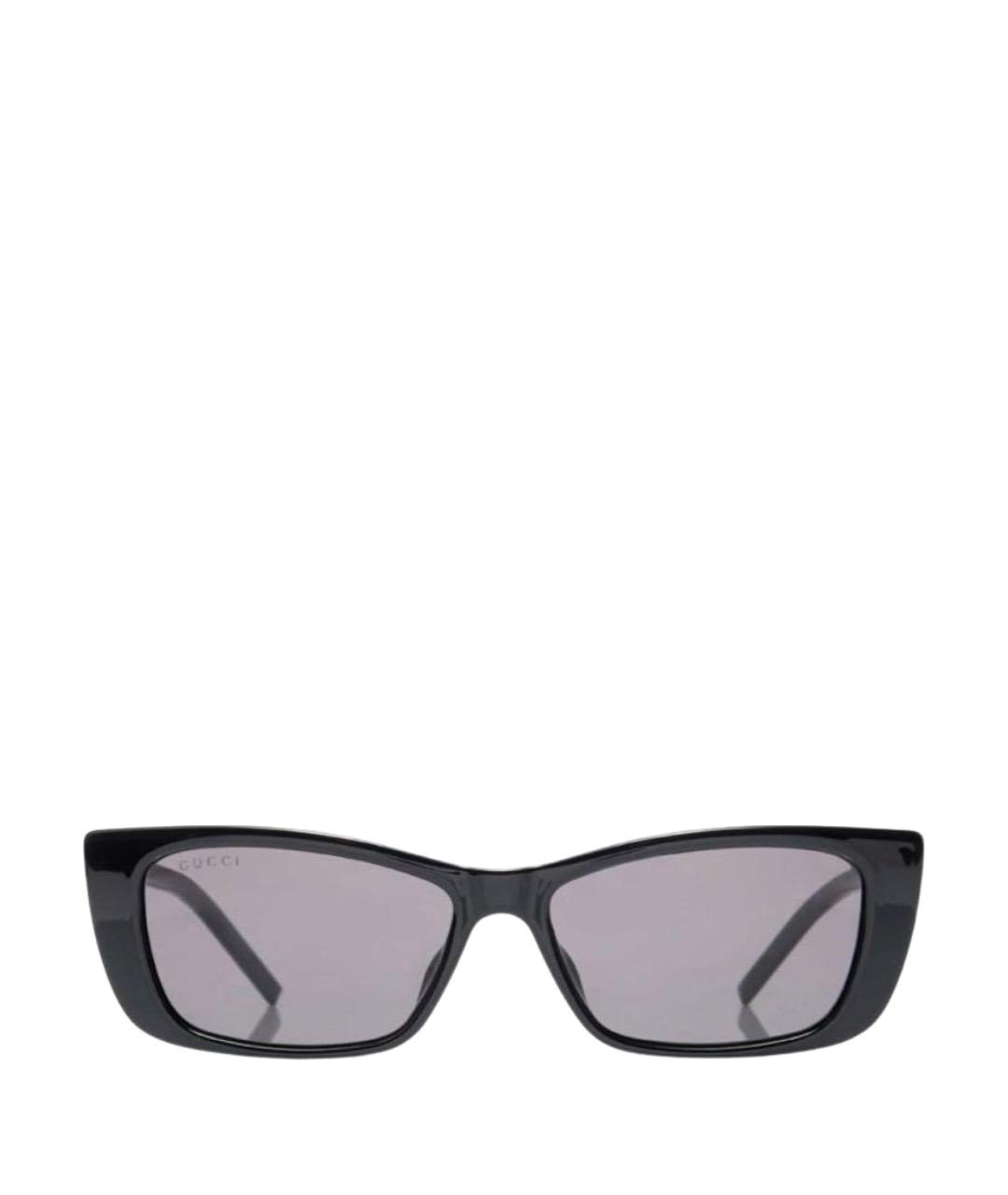 GUCCI Черные пластиковые солнцезащитные очки, фото 1
