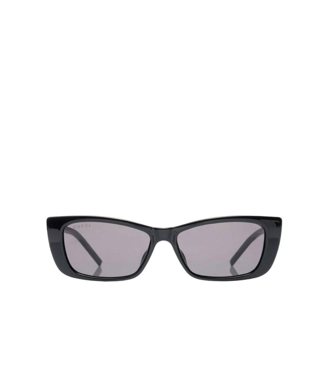 GUCCI Черные пластиковые солнцезащитные очки, фото 9