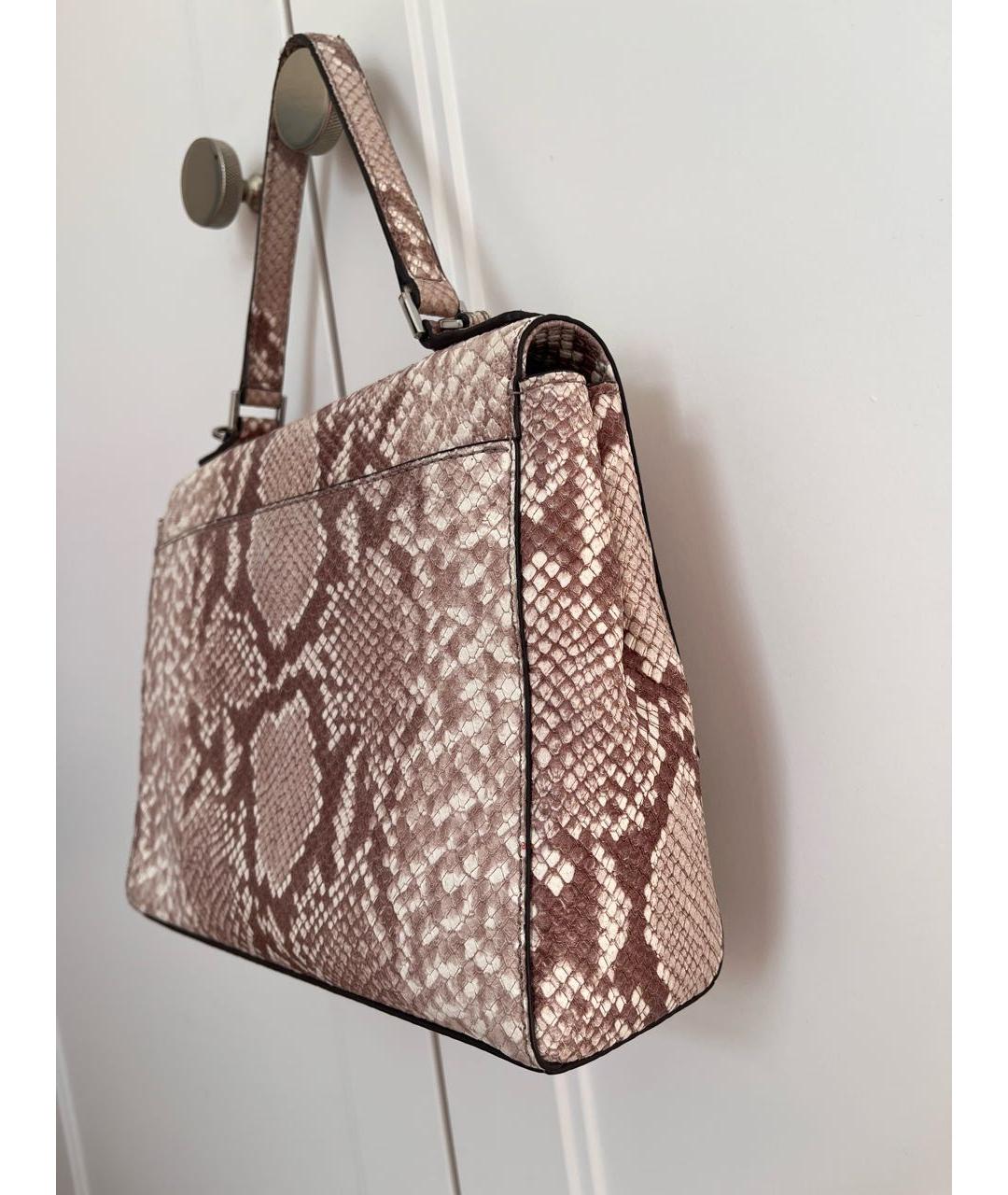 MICHAEL KORS Розовая сумка с короткими ручками из искусственной кожи, фото 5