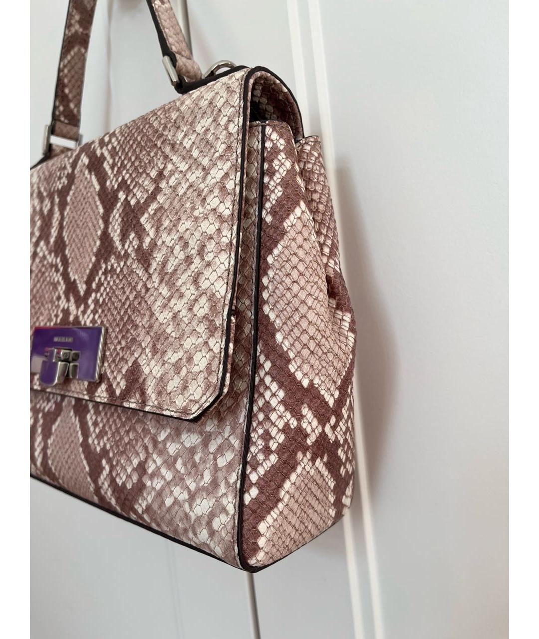 MICHAEL KORS Розовая сумка с короткими ручками из искусственной кожи, фото 3