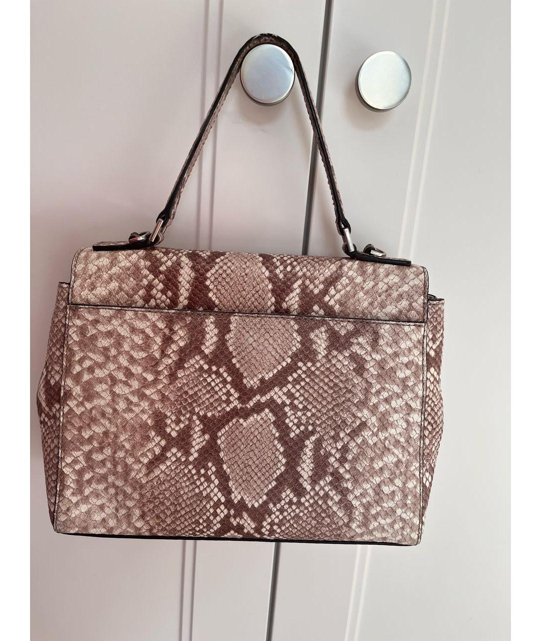 MICHAEL KORS Розовая сумка с короткими ручками из искусственной кожи, фото 2