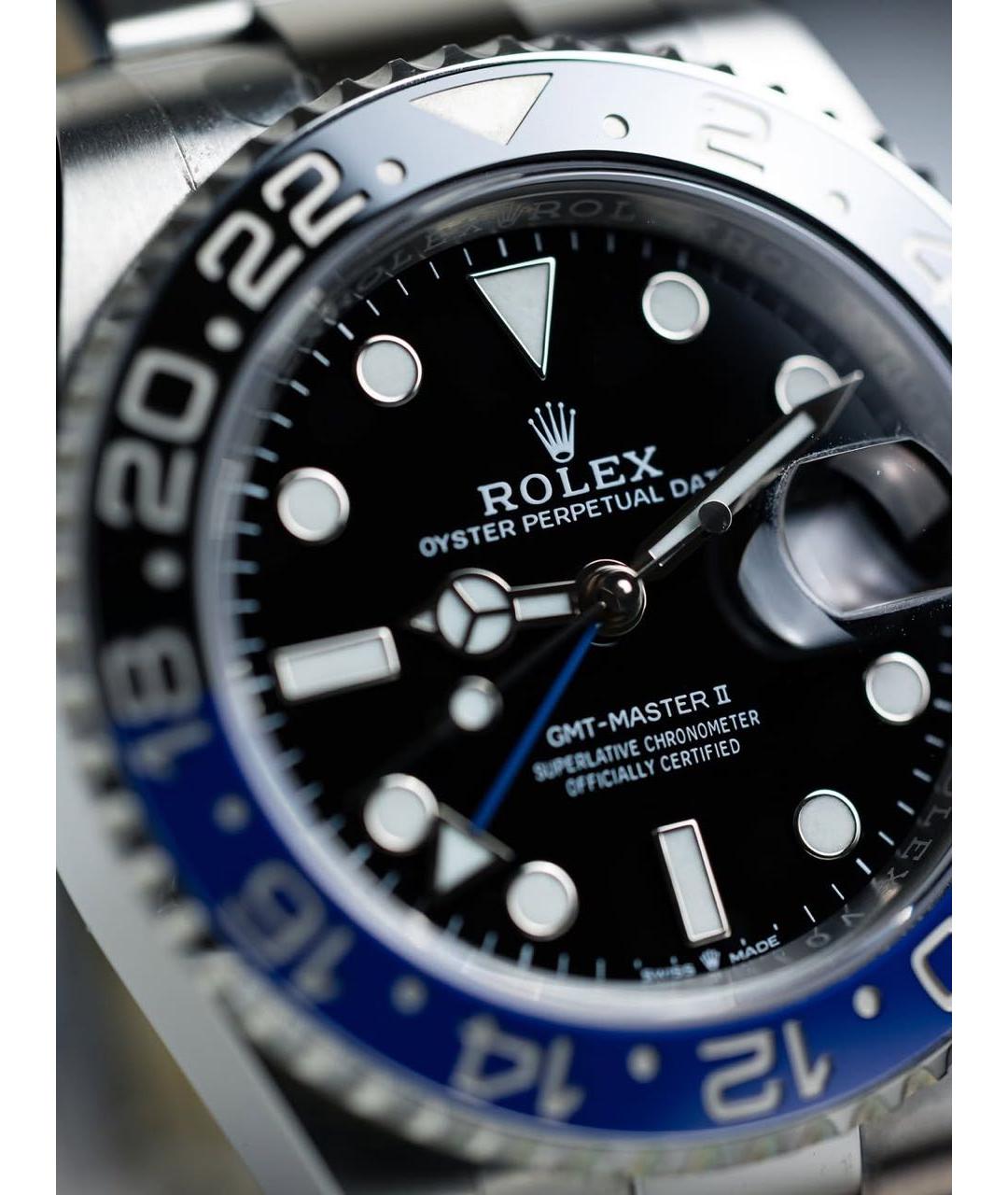 ROLEX Темно-синие часы, фото 3