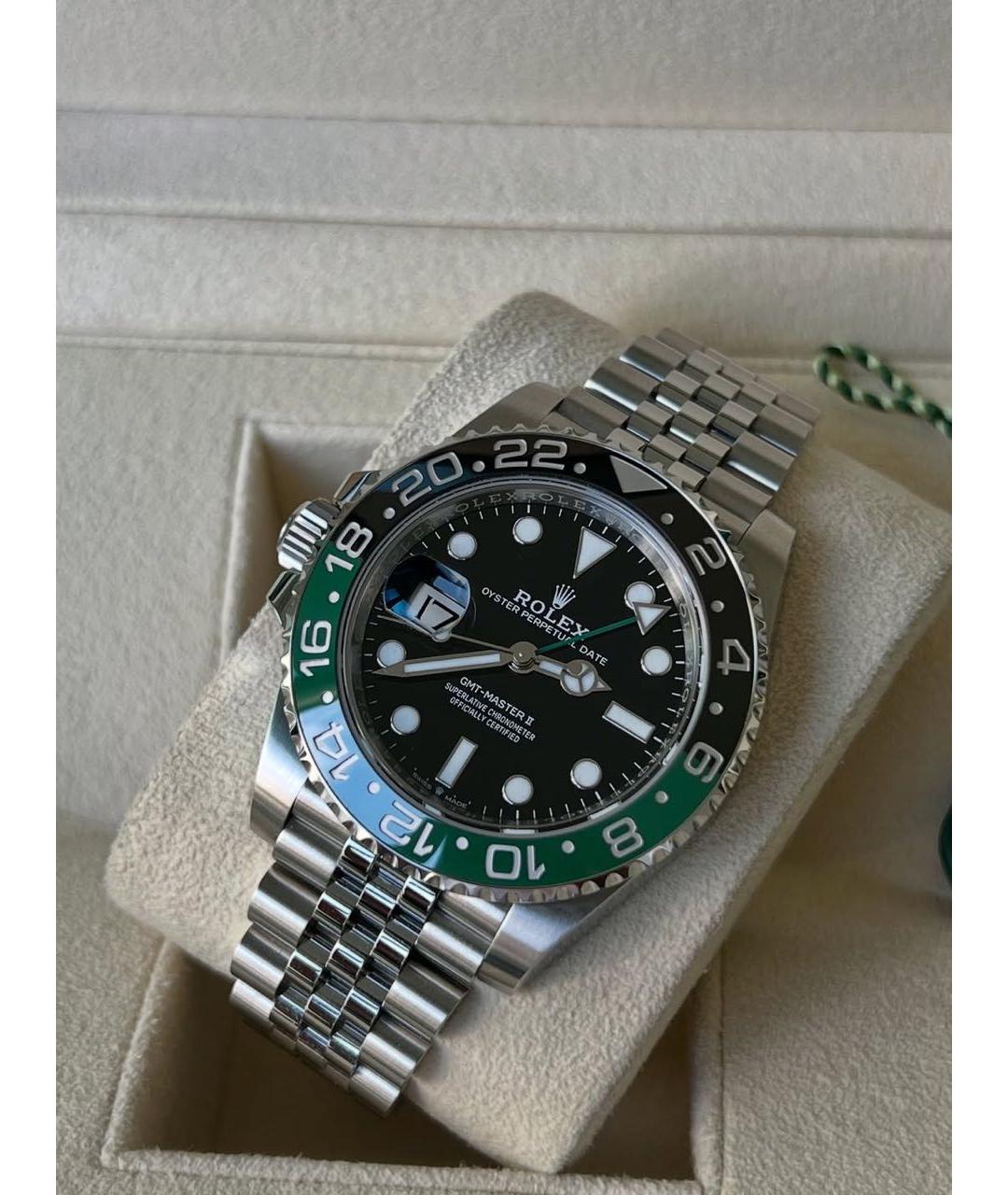 ROLEX Зеленые часы, фото 2