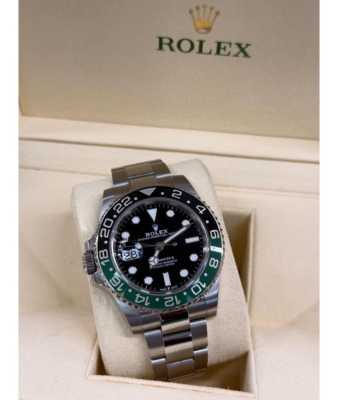 ROLEX Зеленые часы, фото 2