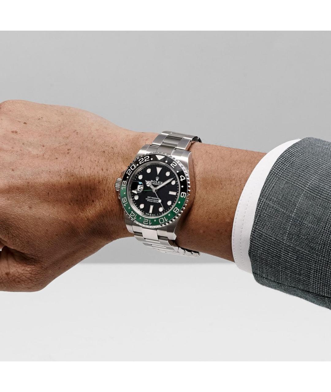 ROLEX Зеленые часы, фото 4