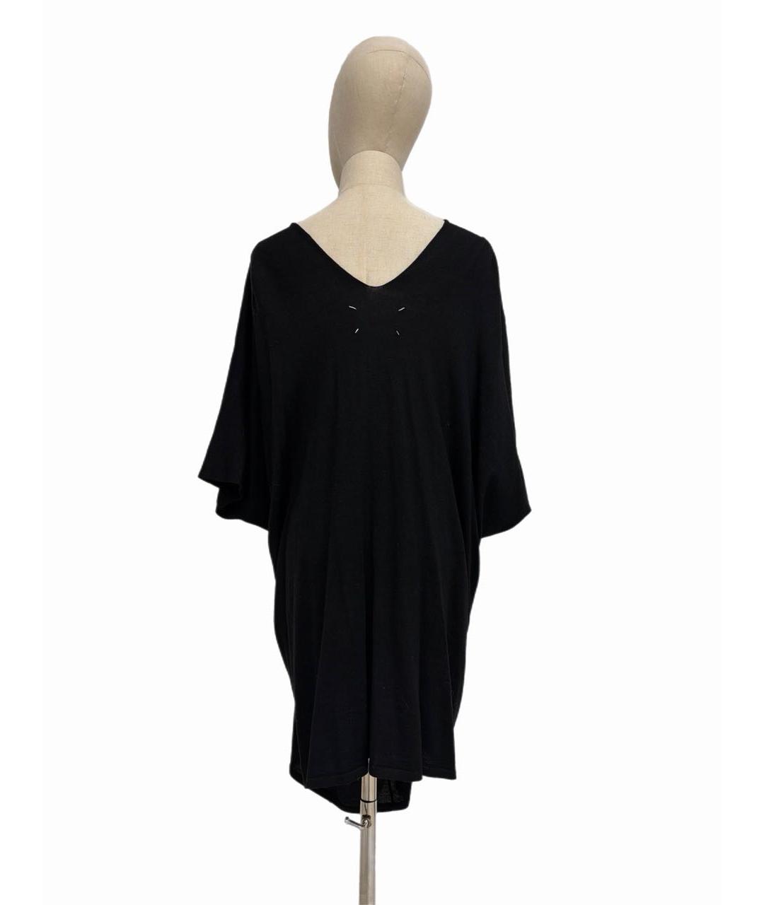 MAISON MARGIELA Черное шерстяное повседневное платье, фото 3
