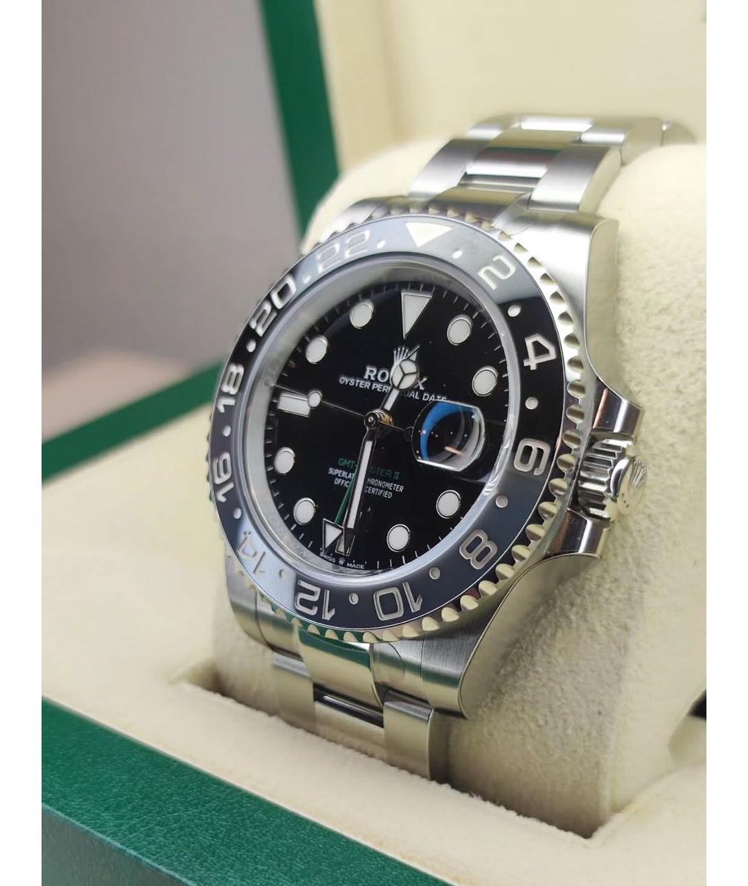 ROLEX Черные часы, фото 2