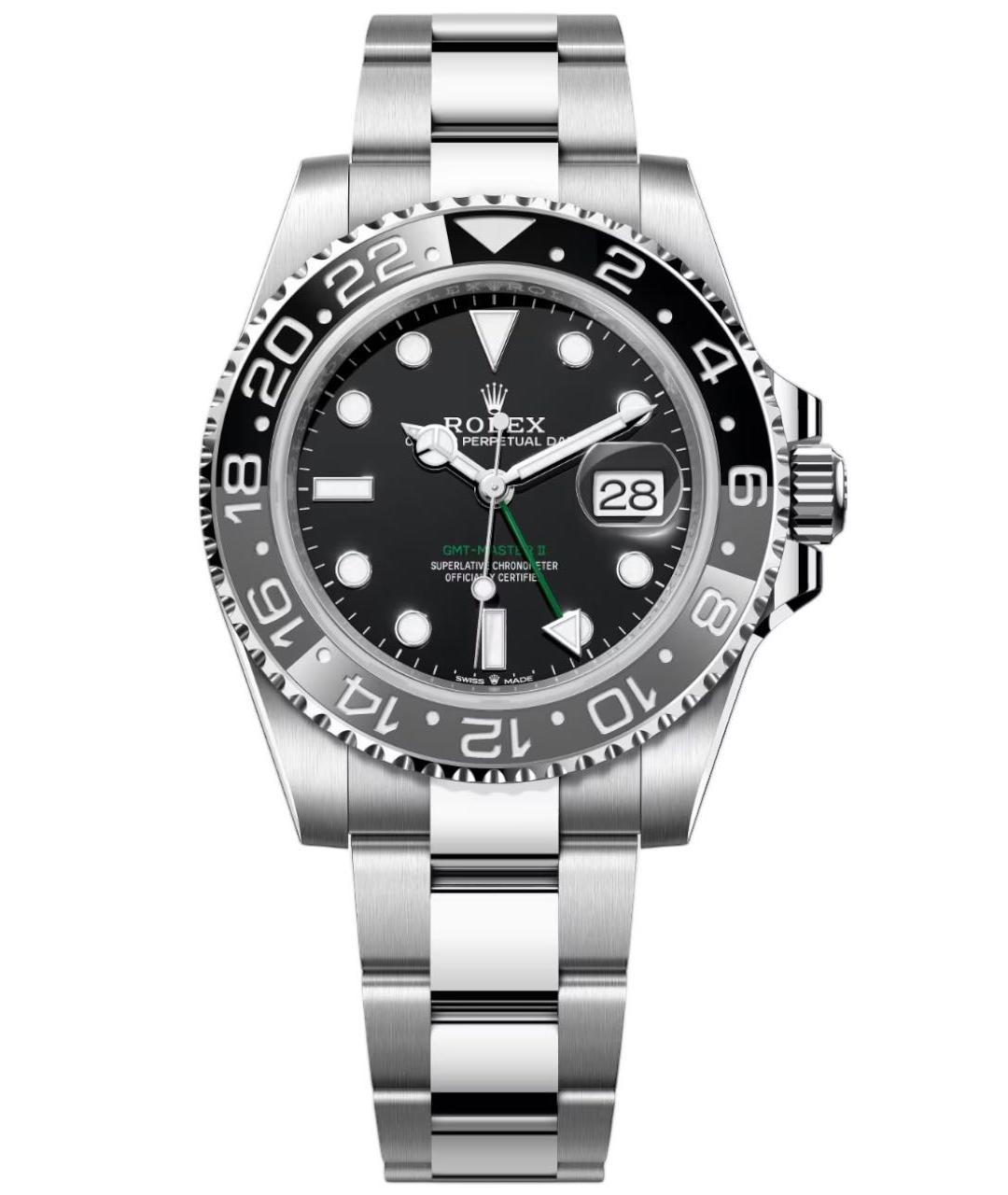 ROLEX Черные часы, фото 1