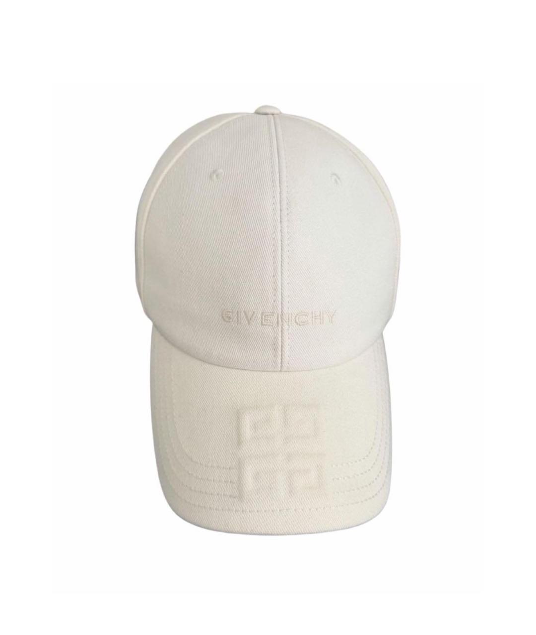 GIVENCHY Бежевая хлопковая кепка, фото 8