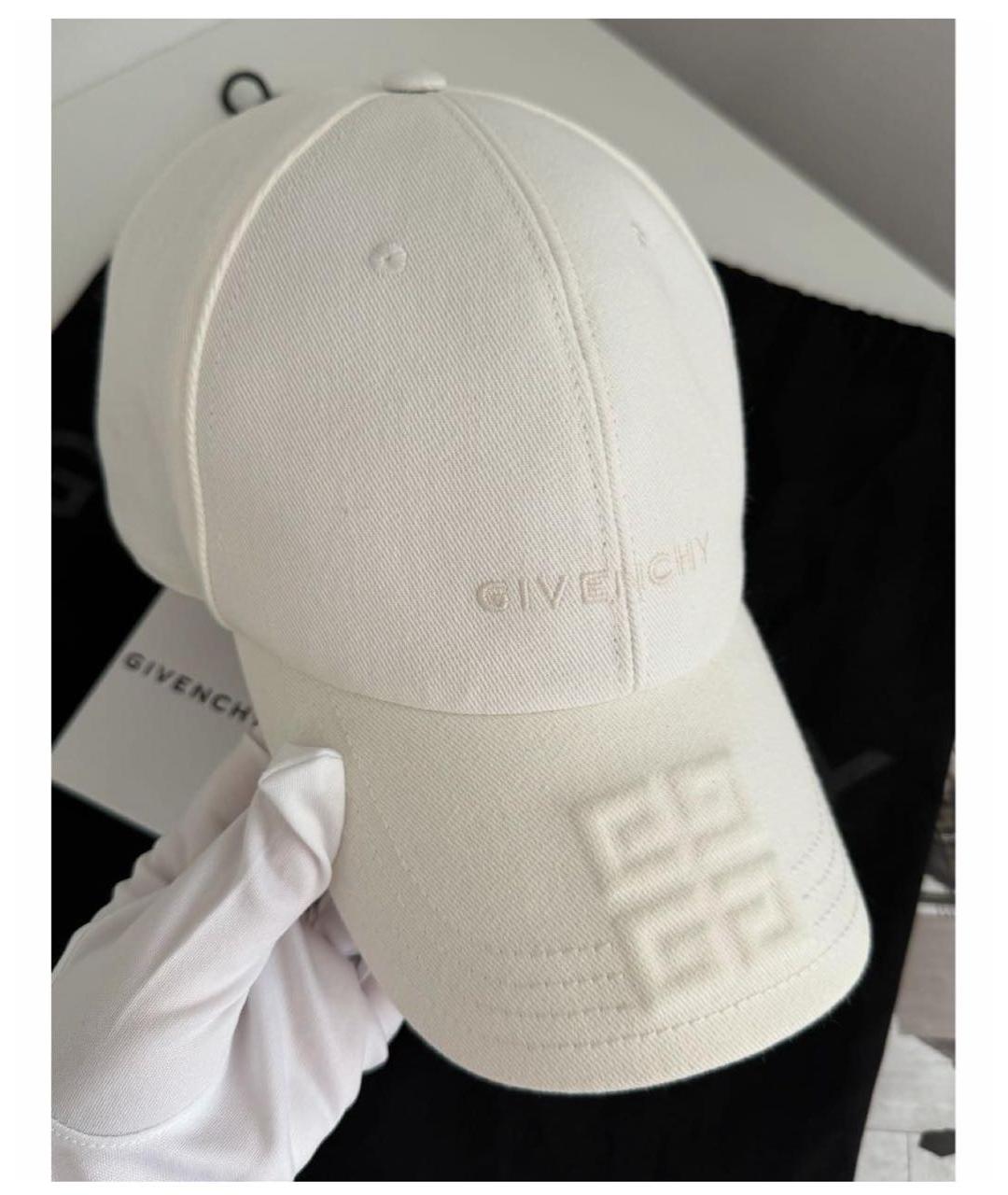 GIVENCHY Бежевая хлопковая кепка, фото 3
