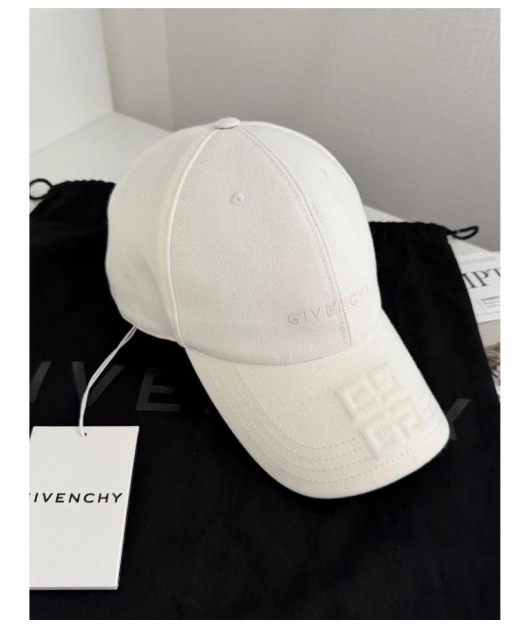 GIVENCHY Бежевая хлопковая кепка, фото 2