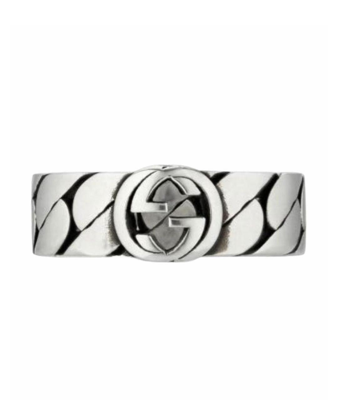 GUCCI Серебряное серебряное кольцо, фото 1