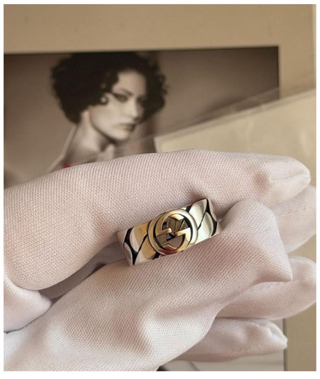 GUCCI Серебряное серебряное кольцо, фото 2