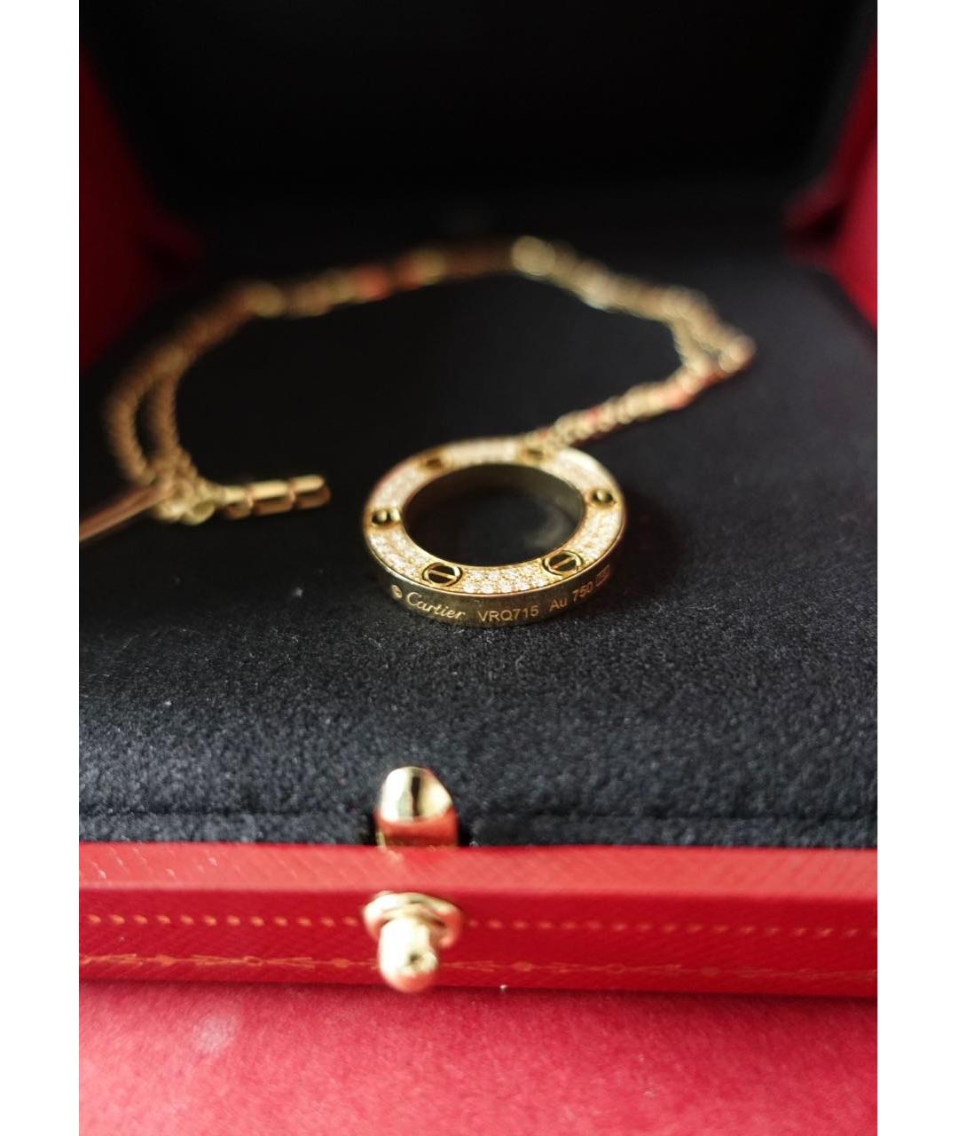 CARTIER Золотое колье из желтого золота, фото 2