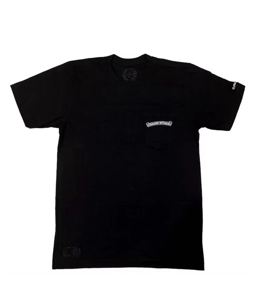 CHROME HEARTS Черная хлопковая футболка, фото 1