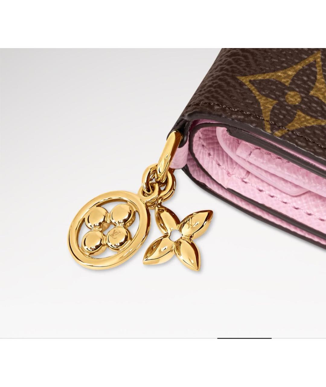 LOUIS VUITTON Коричневый кошелек, фото 4