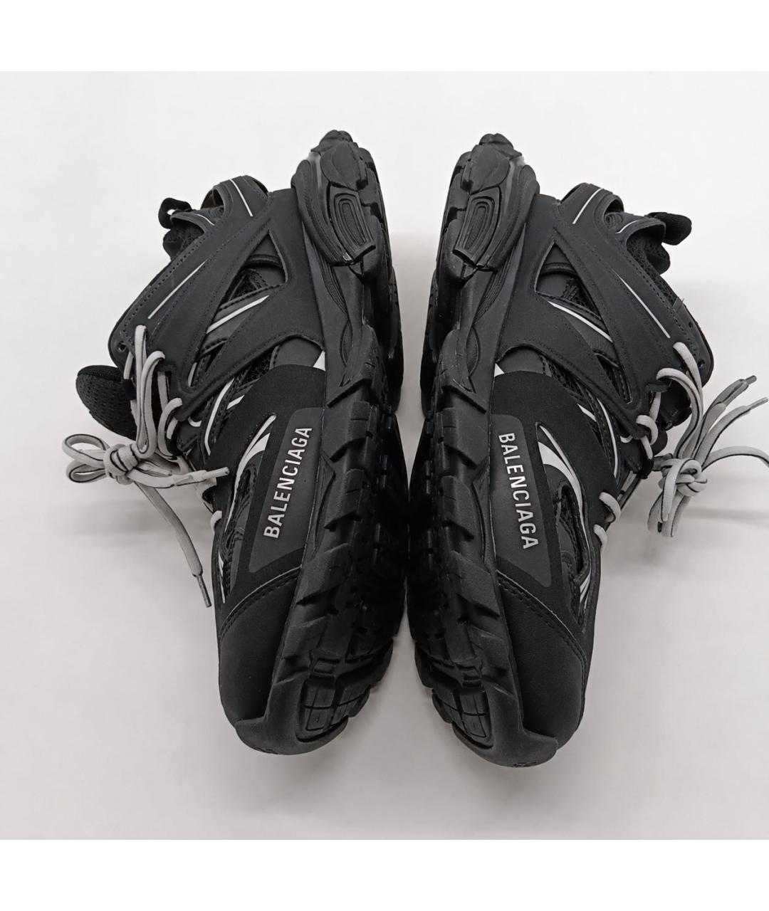 BALENCIAGA Черные синтетические низкие кроссовки / кеды, фото 5