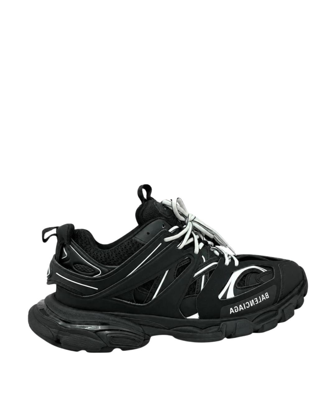 BALENCIAGA Черные синтетические низкие кроссовки / кеды, фото 1
