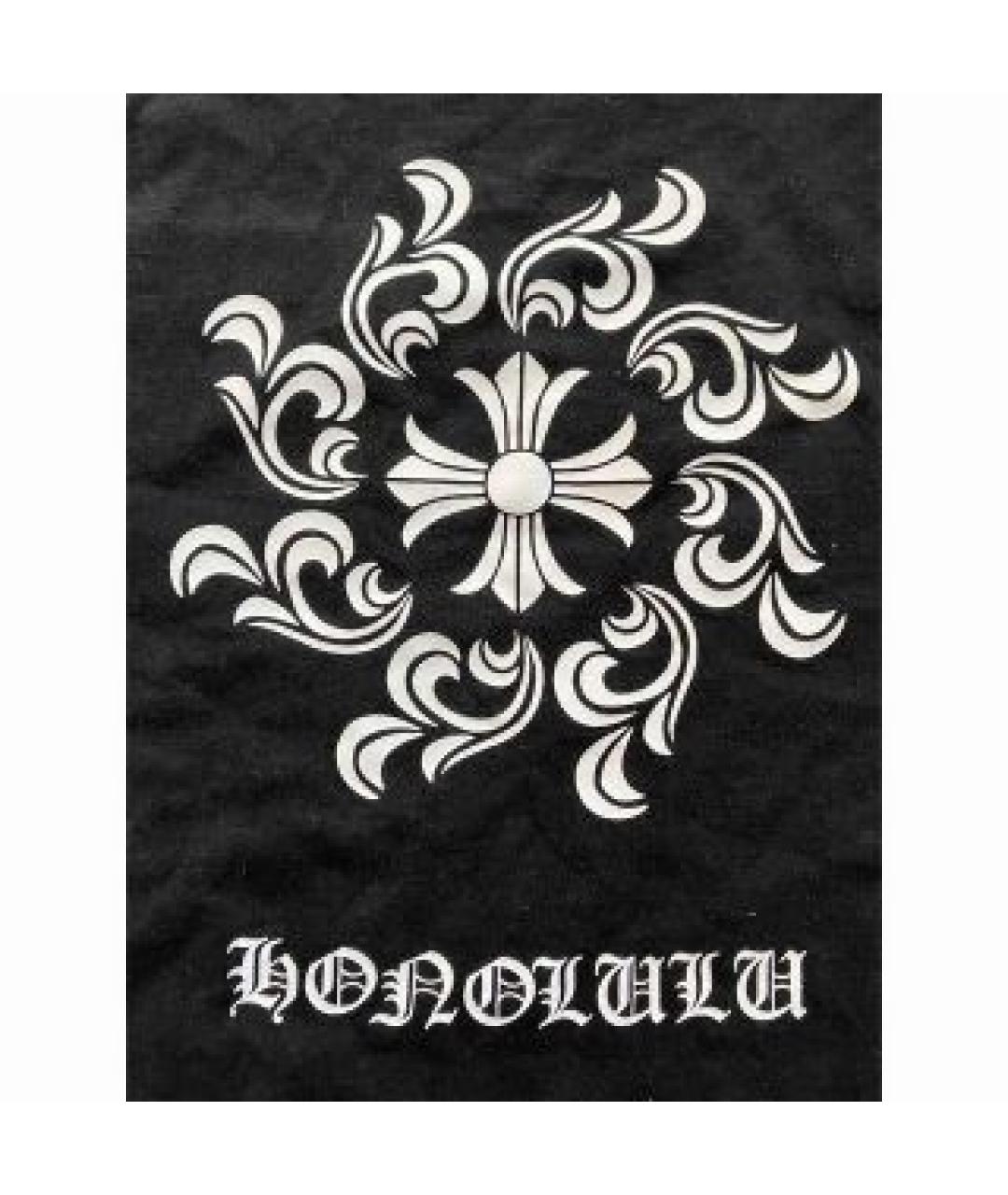 CHROME HEARTS Черная хлопковая футболка, фото 3