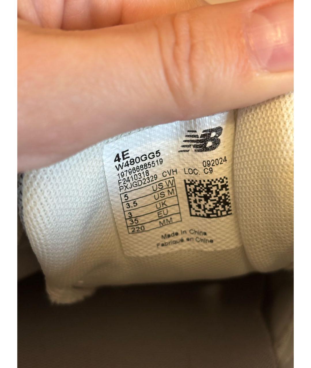 NEW BALANCE Серые кроссовки, фото 5