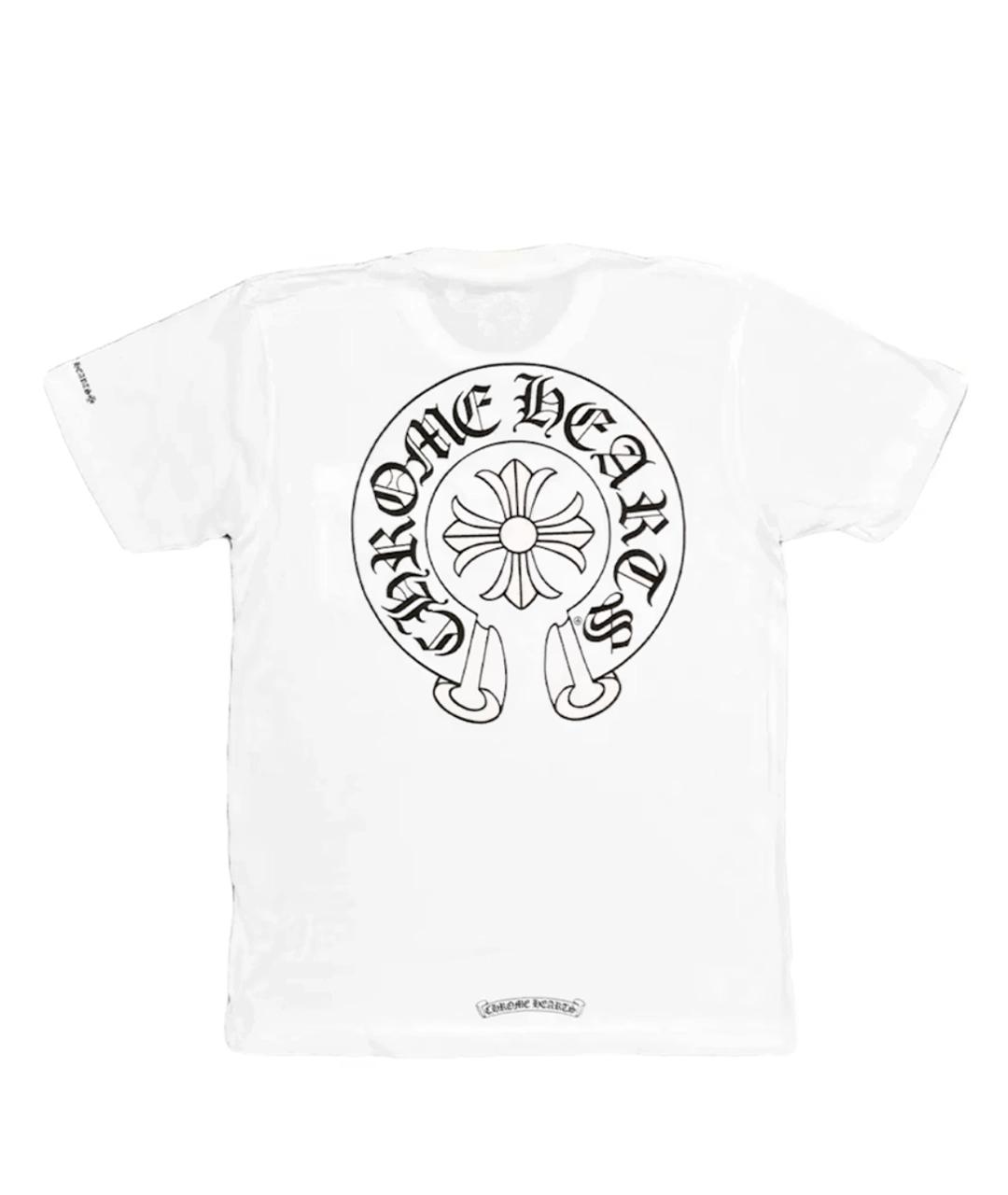 CHROME HEARTS Белая хлопковая футболка, фото 2