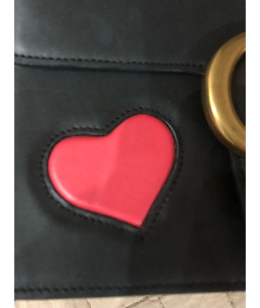 GUCCI Черная кожаная сумка тоут, фото 3