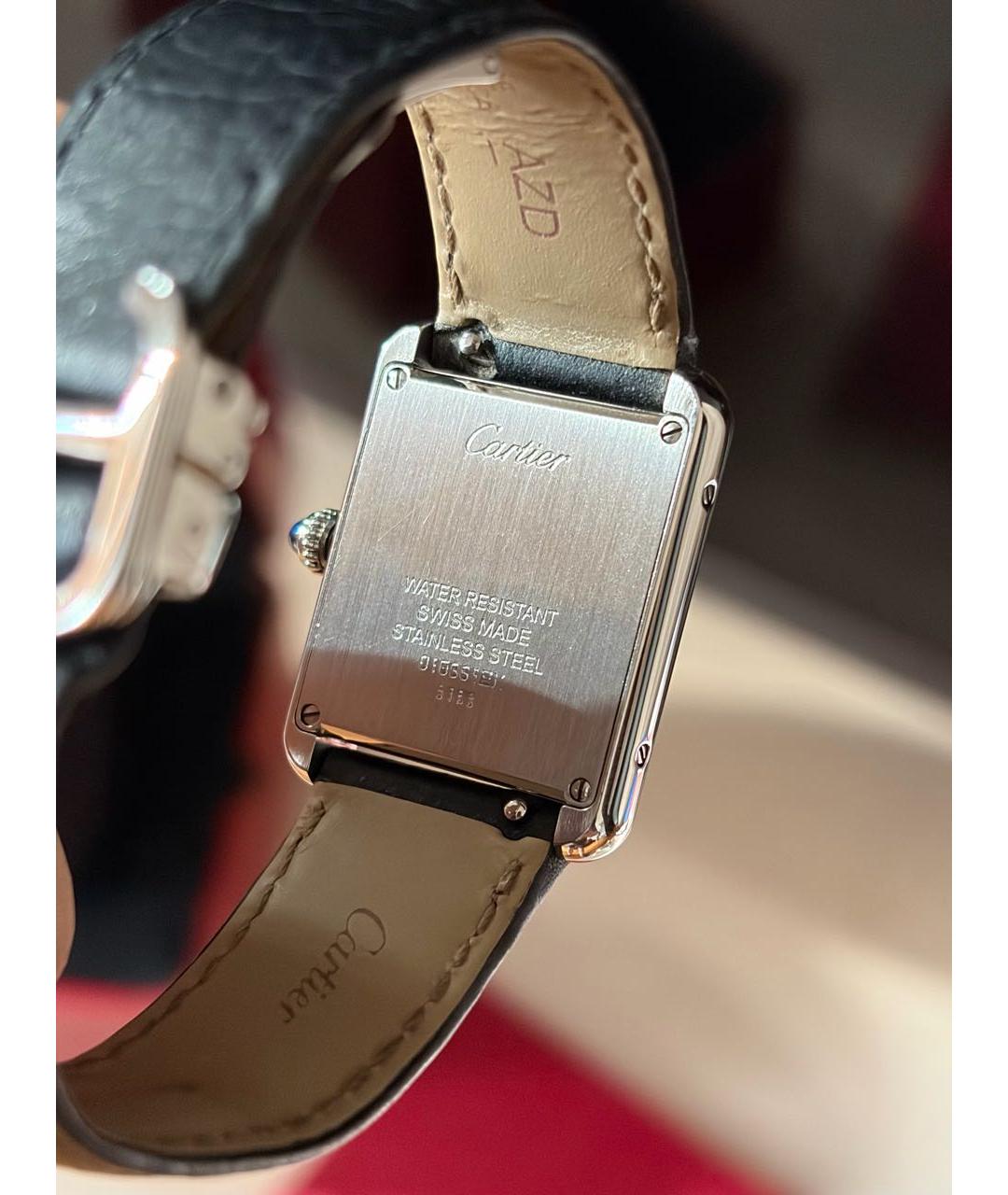 CARTIER Серебряные часы, фото 2