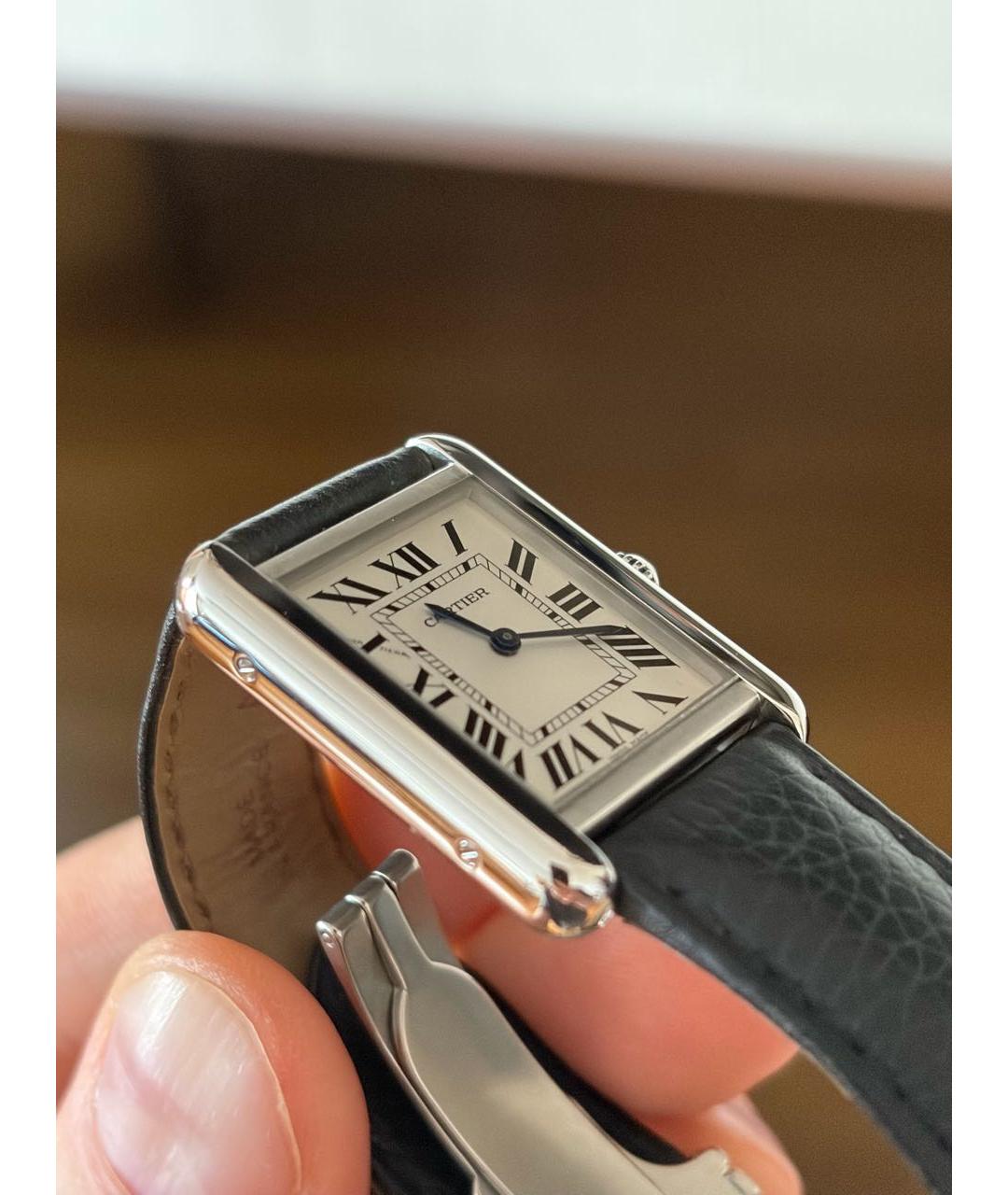 CARTIER Серебряные часы, фото 6