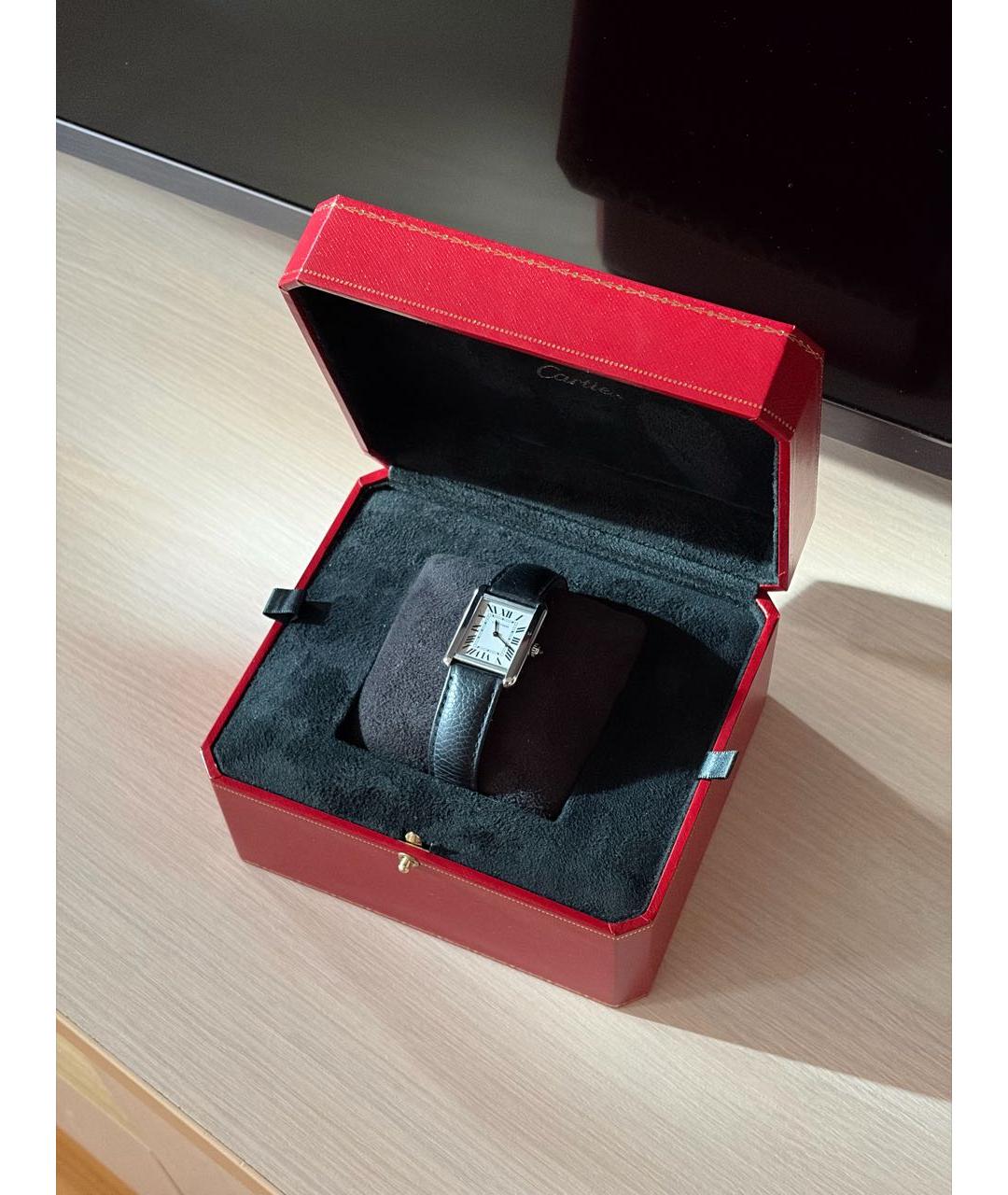 CARTIER Серебряные часы, фото 8