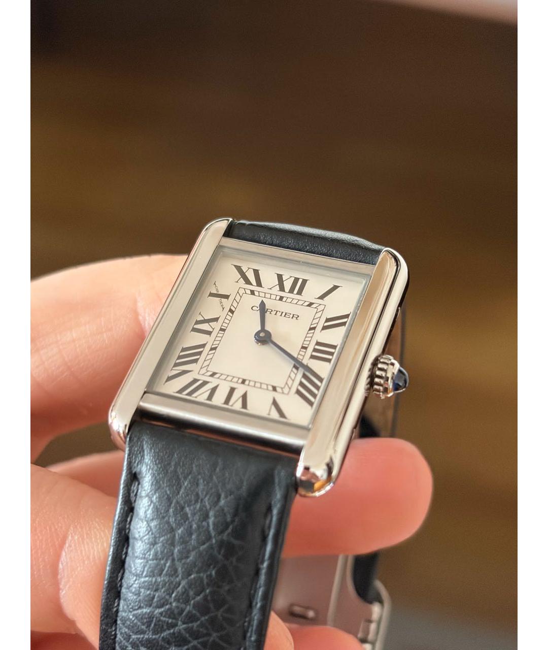 CARTIER Серебряные часы, фото 4
