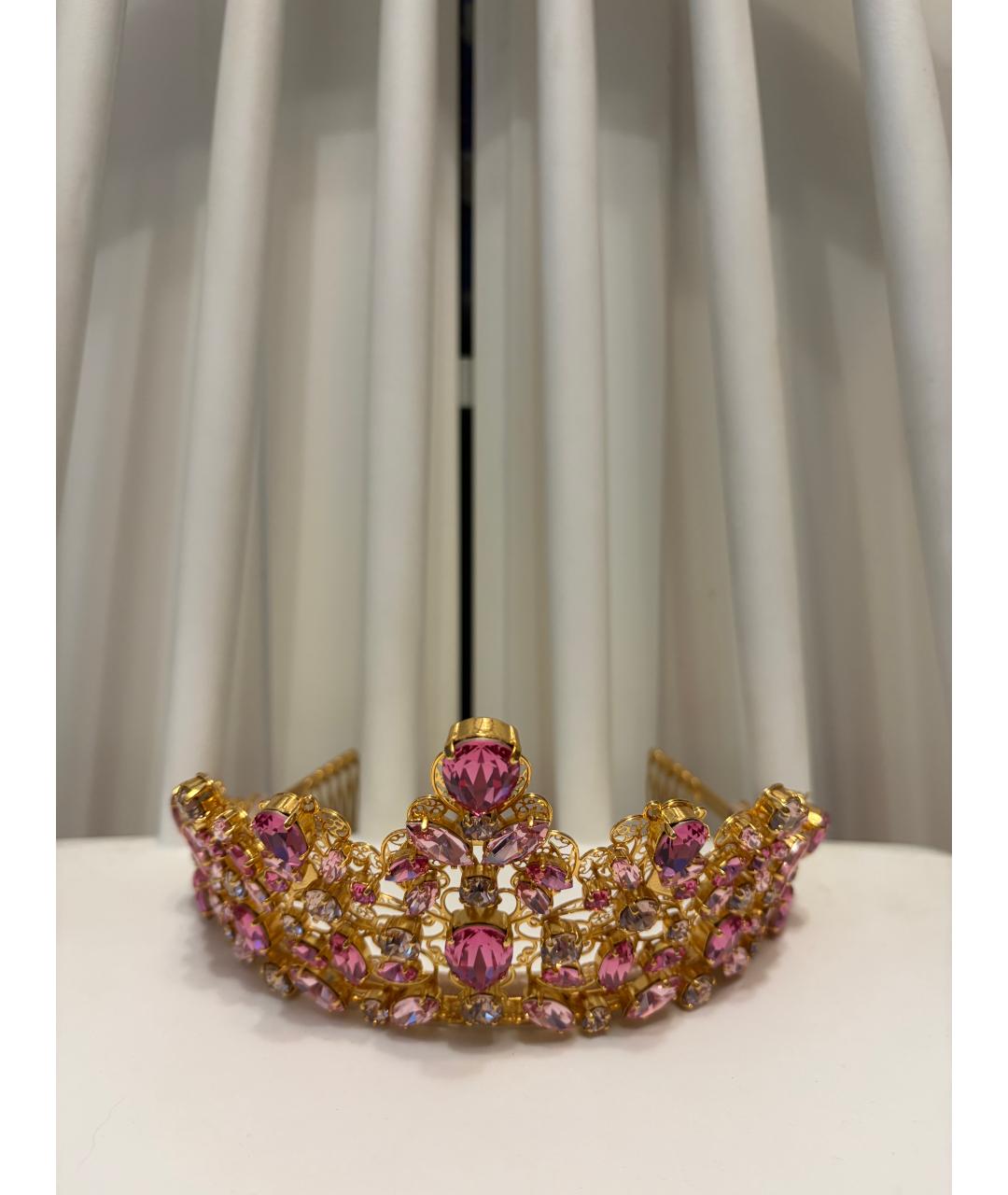 DOLCE&GABBANA Розовая диадема, фото 2