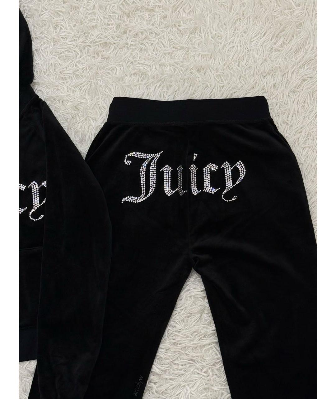 JUICY COUTURE Черный велюровый спортивные костюмы, фото 4