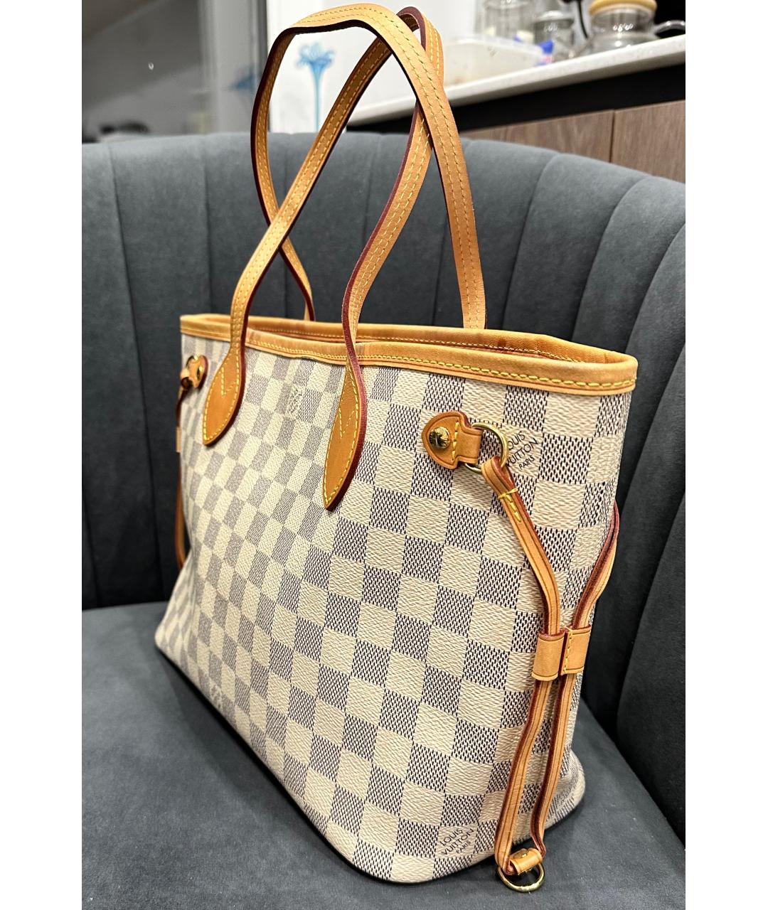 LOUIS VUITTON Белая сумка тоут, фото 2