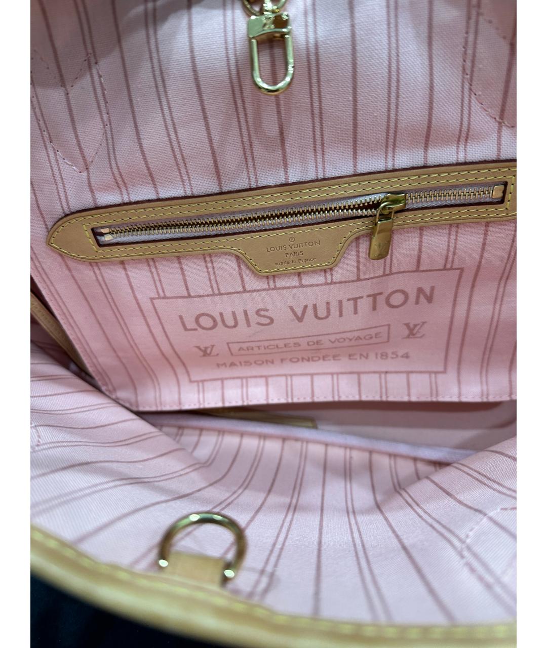 LOUIS VUITTON Белая сумка тоут, фото 4