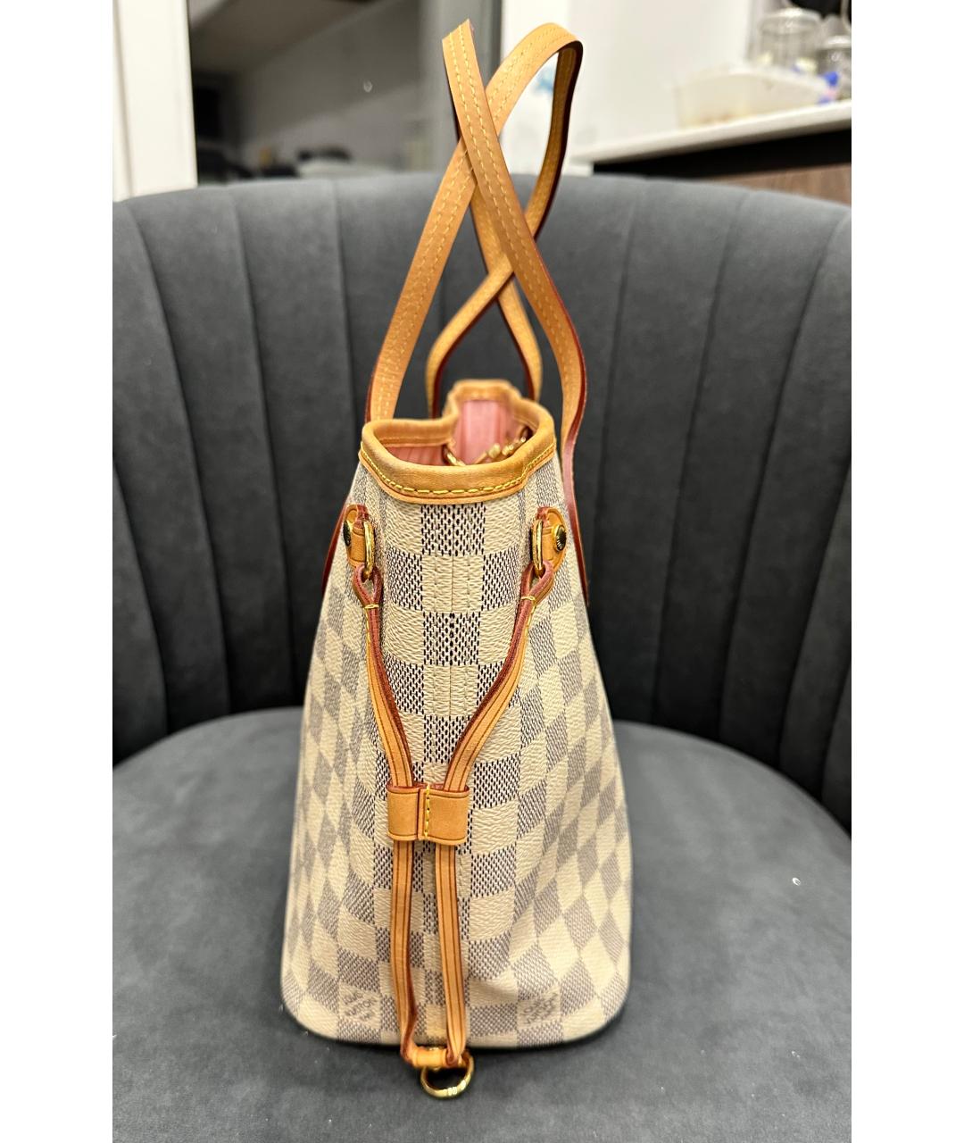 LOUIS VUITTON Белая сумка тоут, фото 7