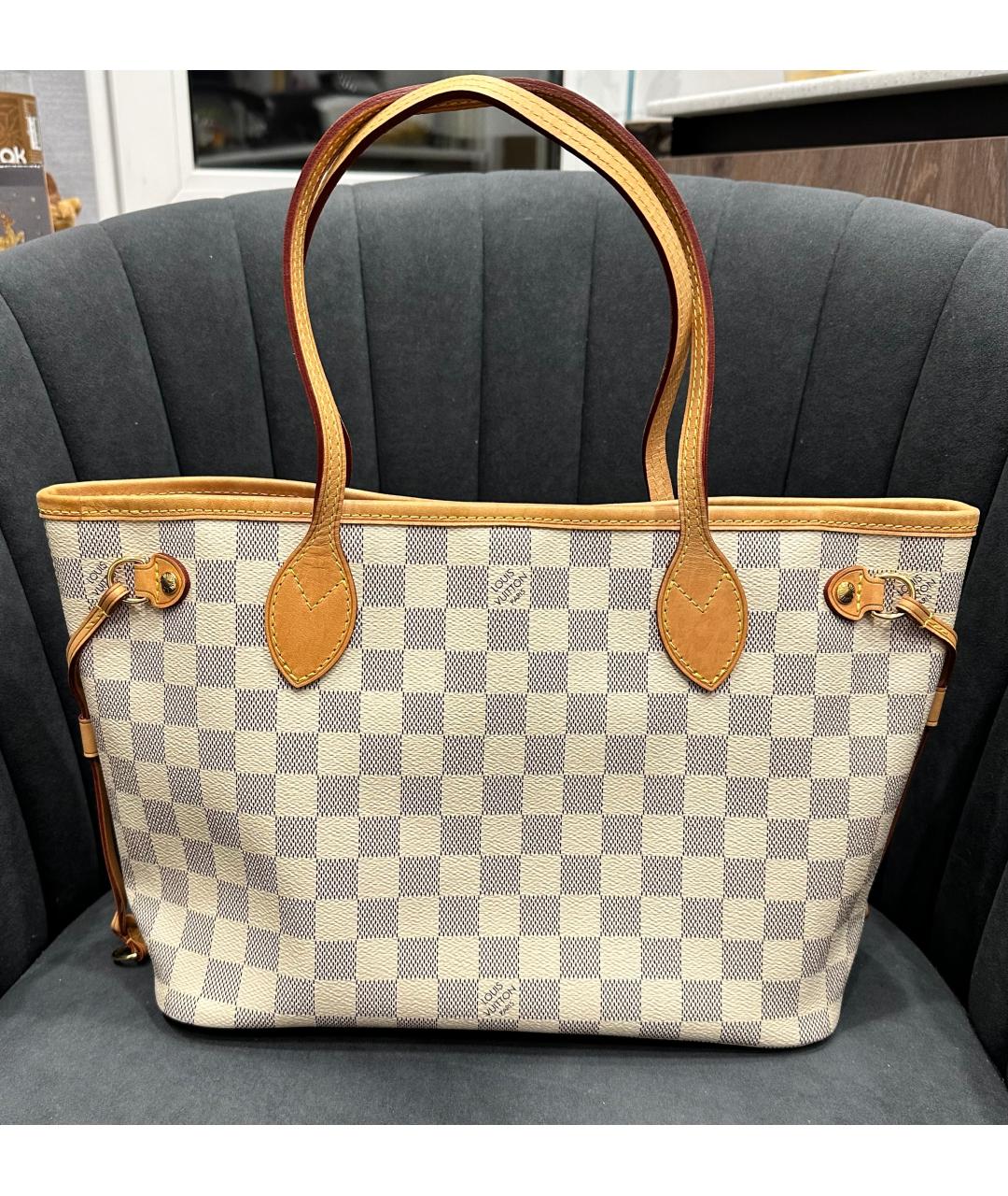 LOUIS VUITTON Белая сумка тоут, фото 8