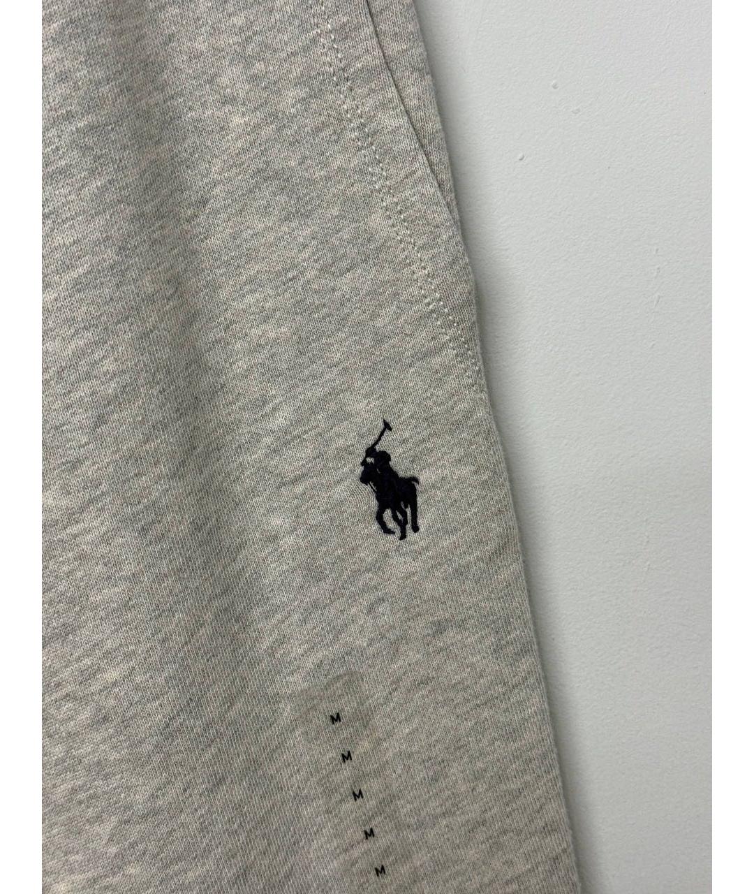 POLO RALPH LAUREN Серые хлопковые повседневные брюки, фото 2
