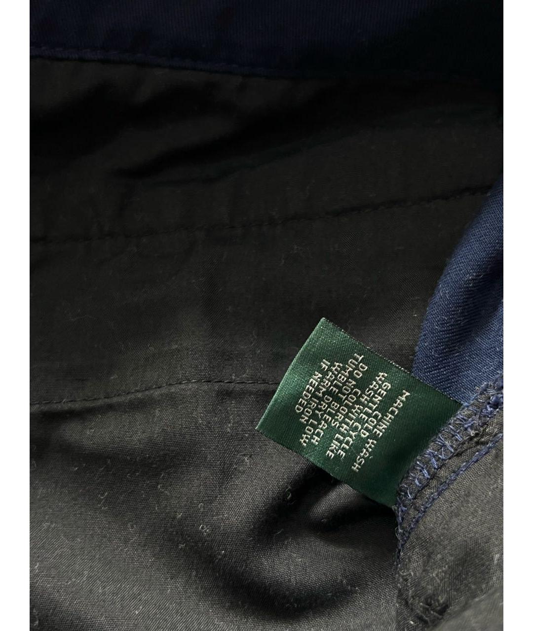RALPH LAUREN Темно-синие хлопковые шорты, фото 6