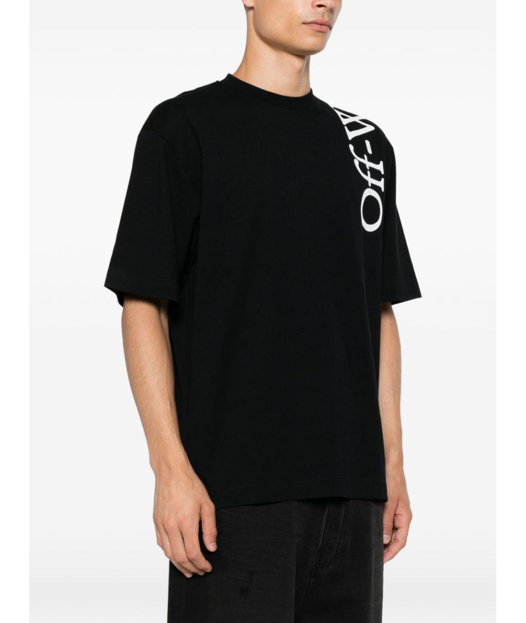 OFF-WHITE Черная футболка, фото 3