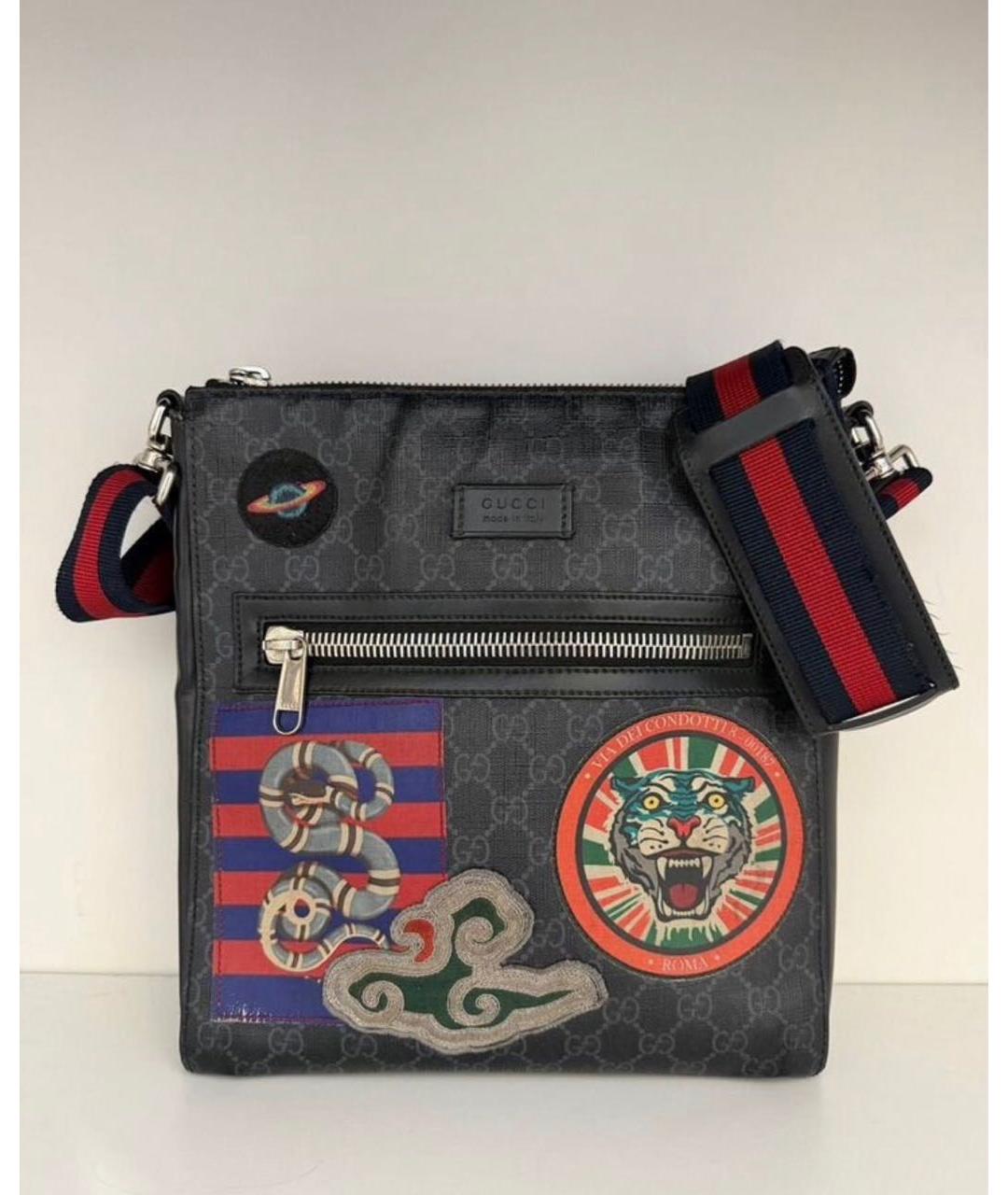 GUCCI Черная сумка на плечо, фото 2