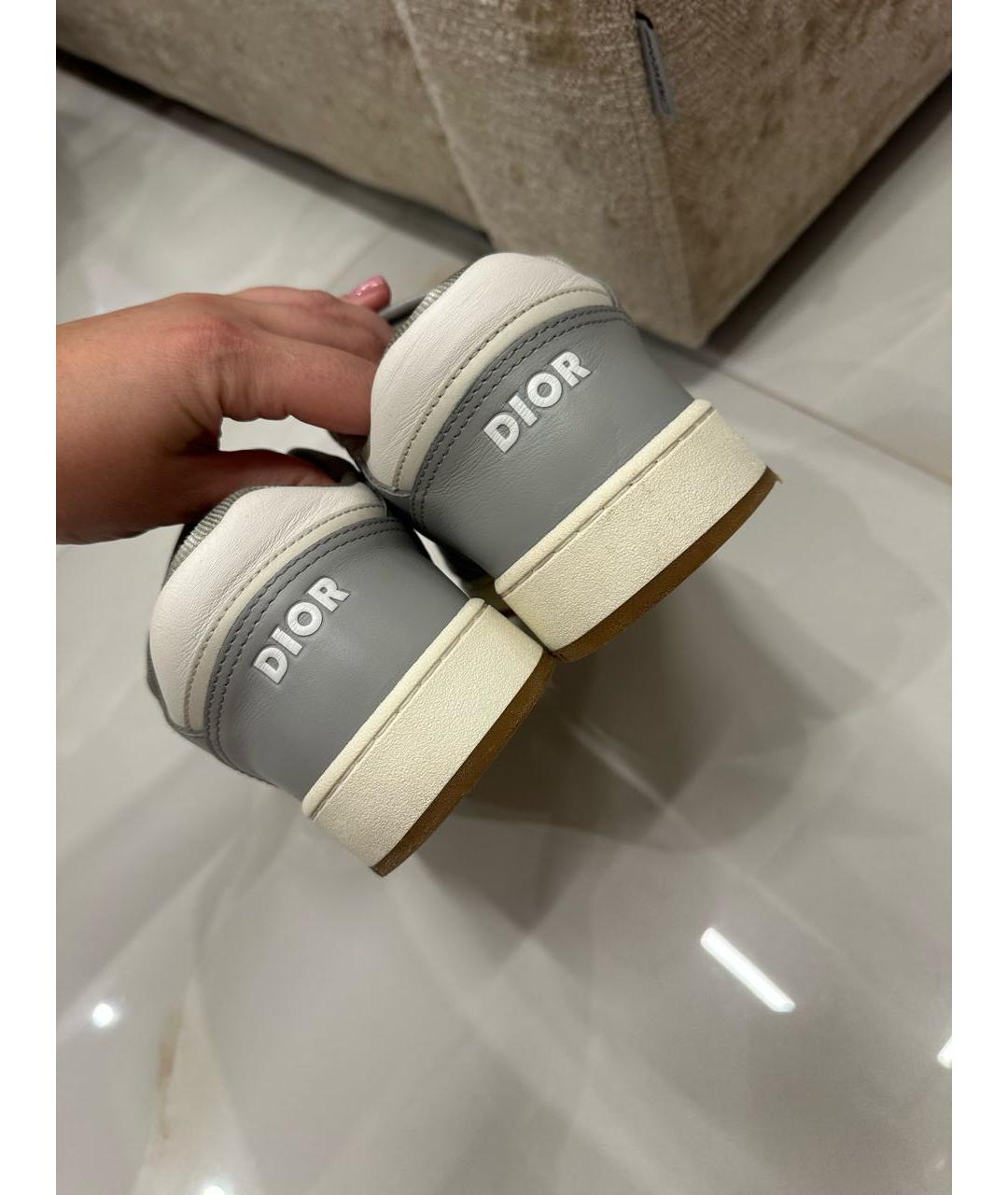 CHRISTIAN DIOR Серые кеды, фото 3
