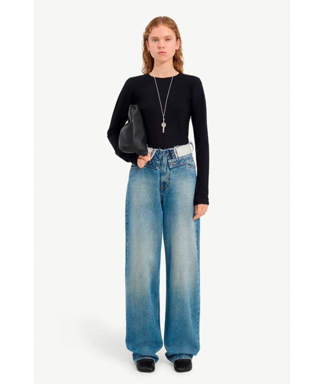 MM6 MAISON MARGIELA Прямые джинсы, фото 4