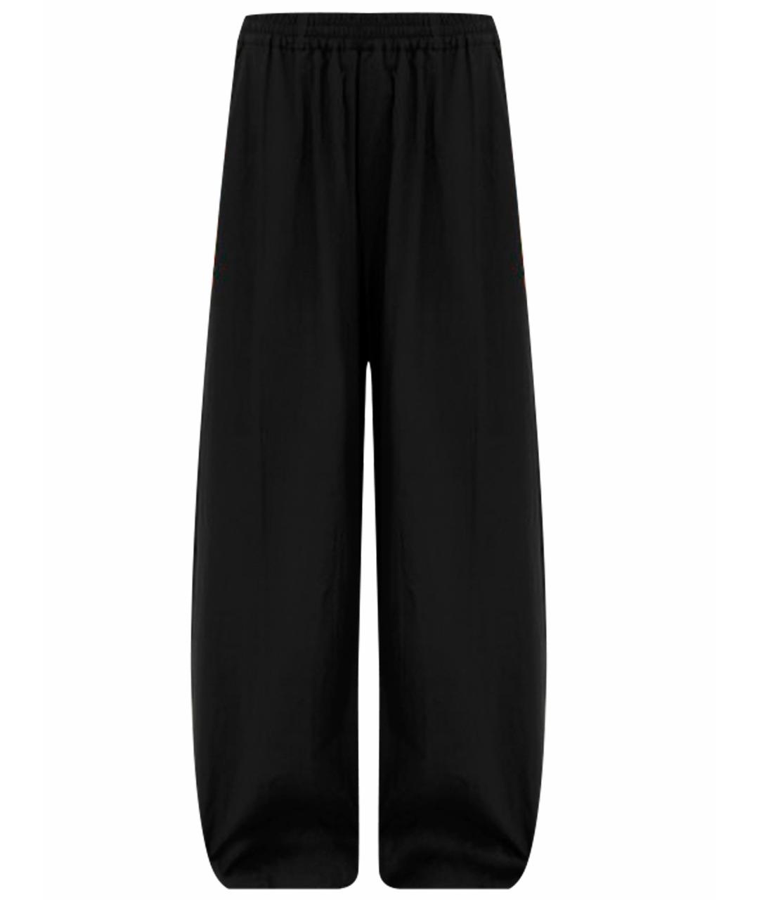MM6 MAISON MARGIELA Черные прямые брюки, фото 1