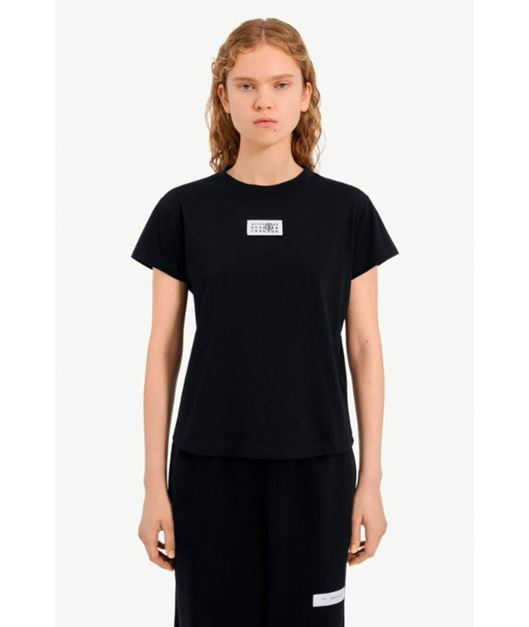 MM6 MAISON MARGIELA Черная футболка, фото 4